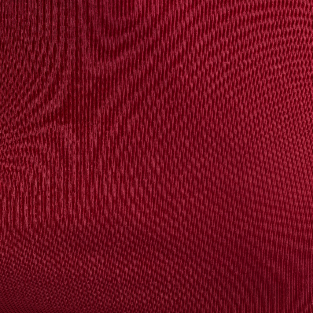Burgundy Ribbed Halter Neck Sleeveless Knitted Top